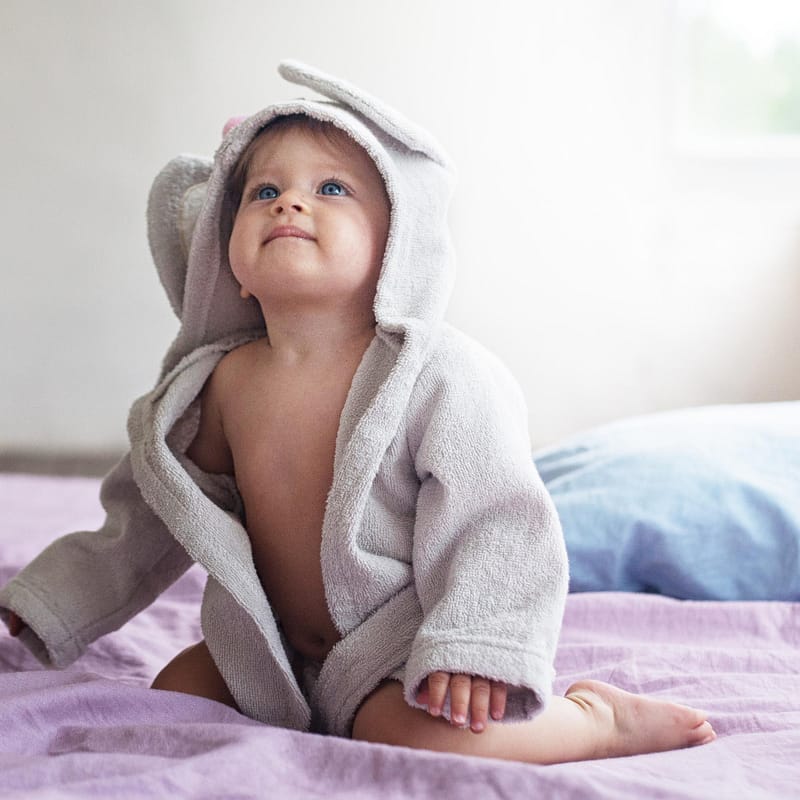 Baby Product Photography of Hooded Towels