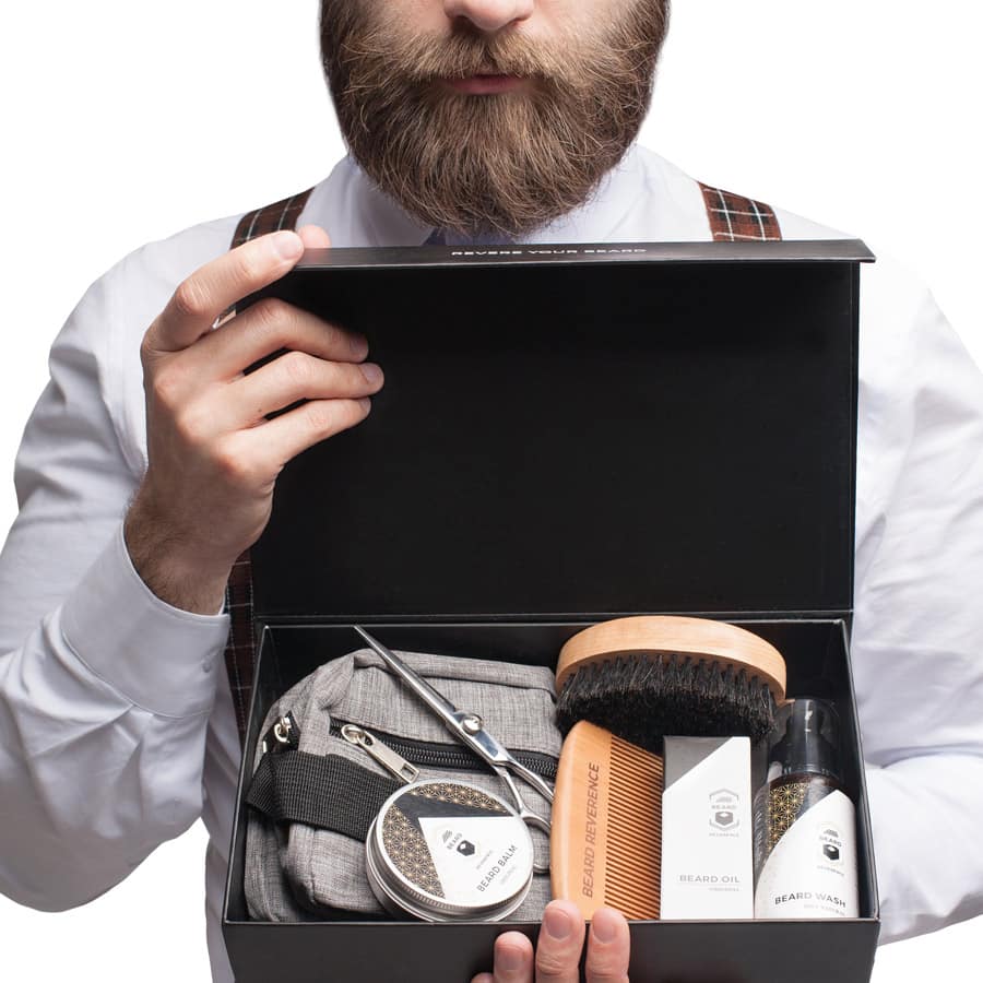 Product Photography for Beard Care Set